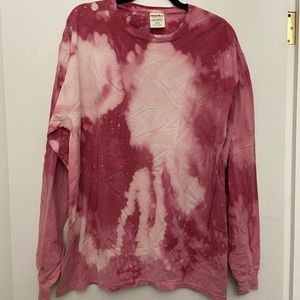 Hand dyed long sleeve t shirt